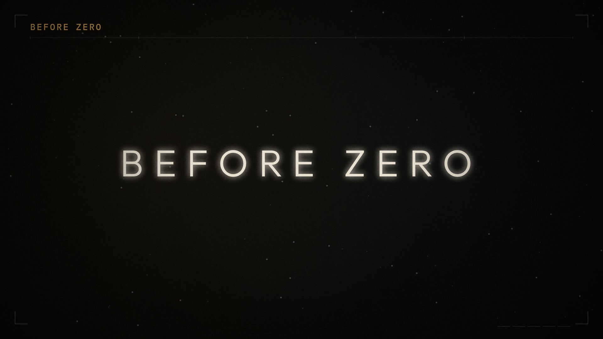 Before Zero